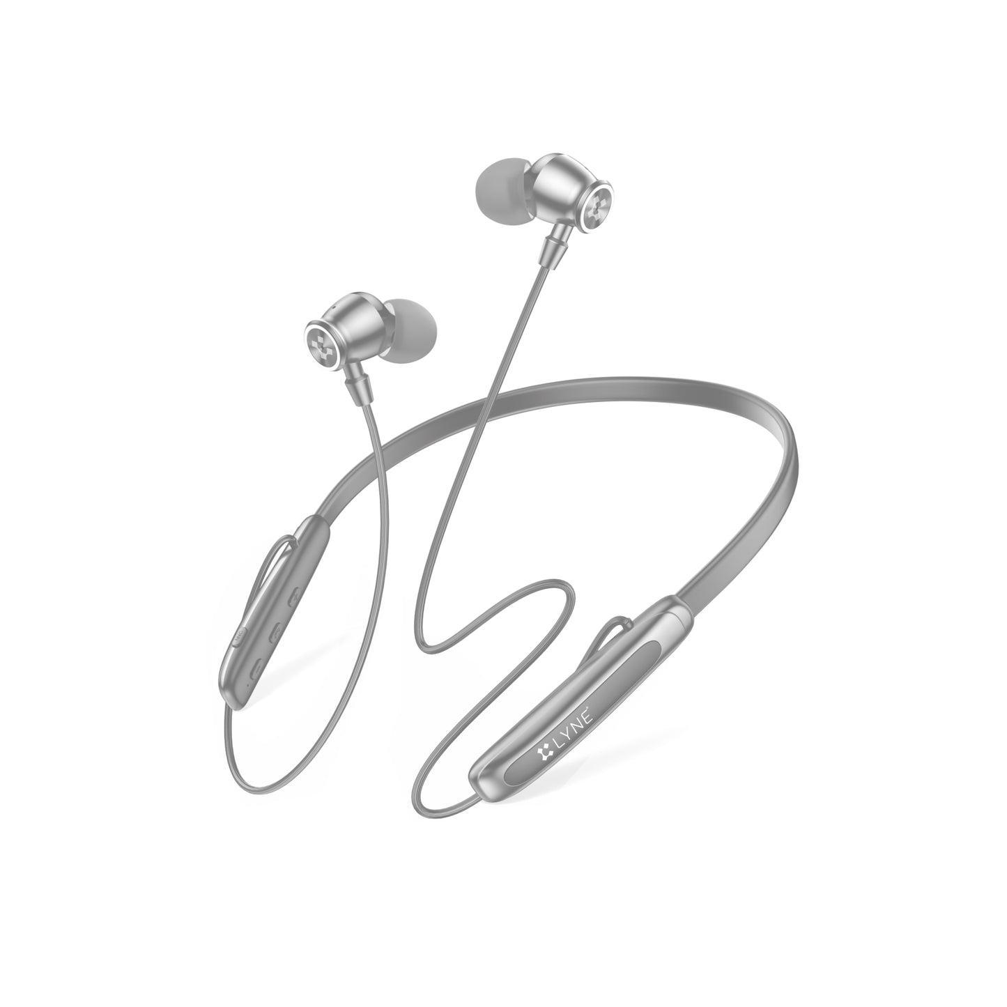 LYNE Rover 28 100 Hours Music Time Bluetooth Neckband with ANC and Gaming Mode