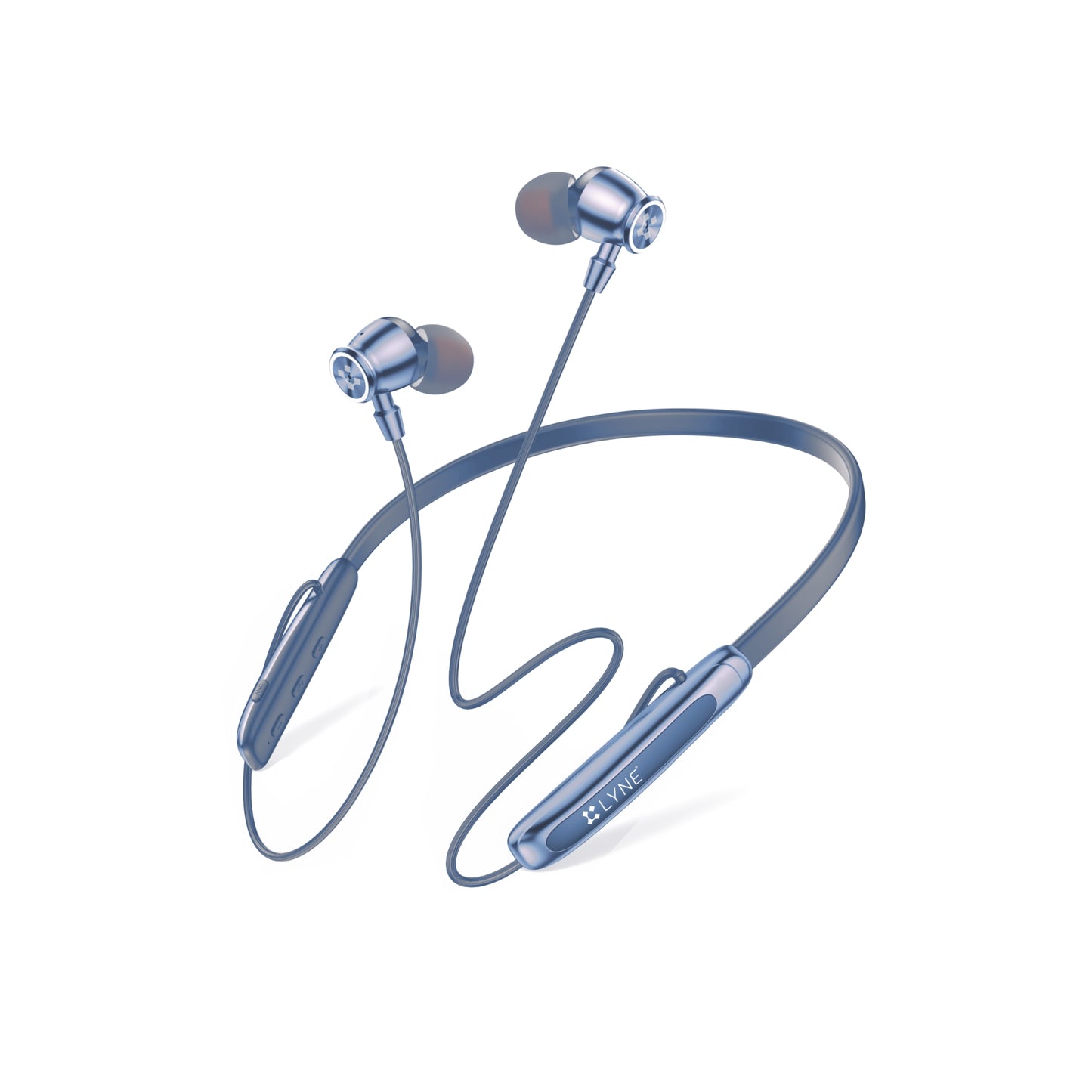 LYNE Rover 28 100 Hours Music Time Bluetooth Neckband with ANC and Gaming Mode