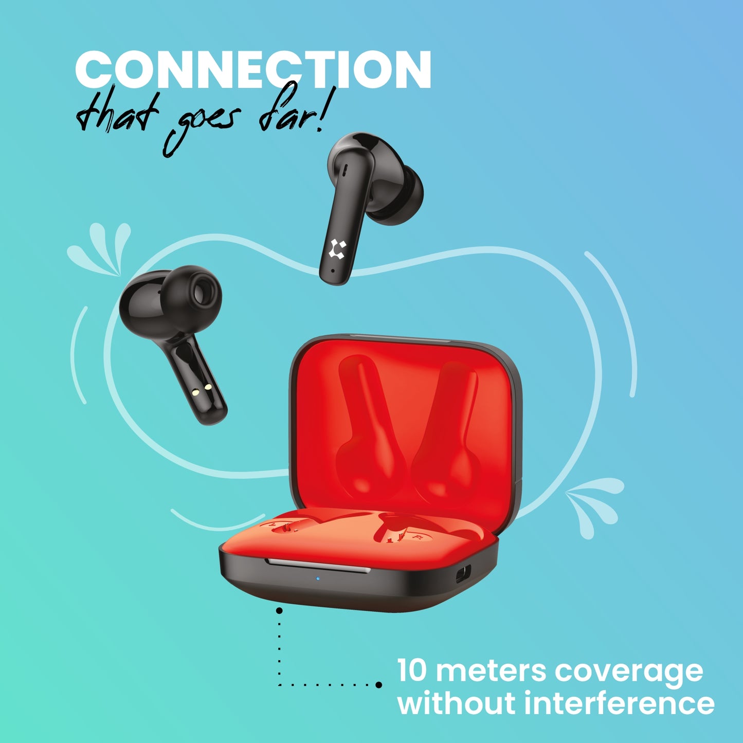 LYNE CoolPods 6 30 Hours Music Time True Wireless Earbuds