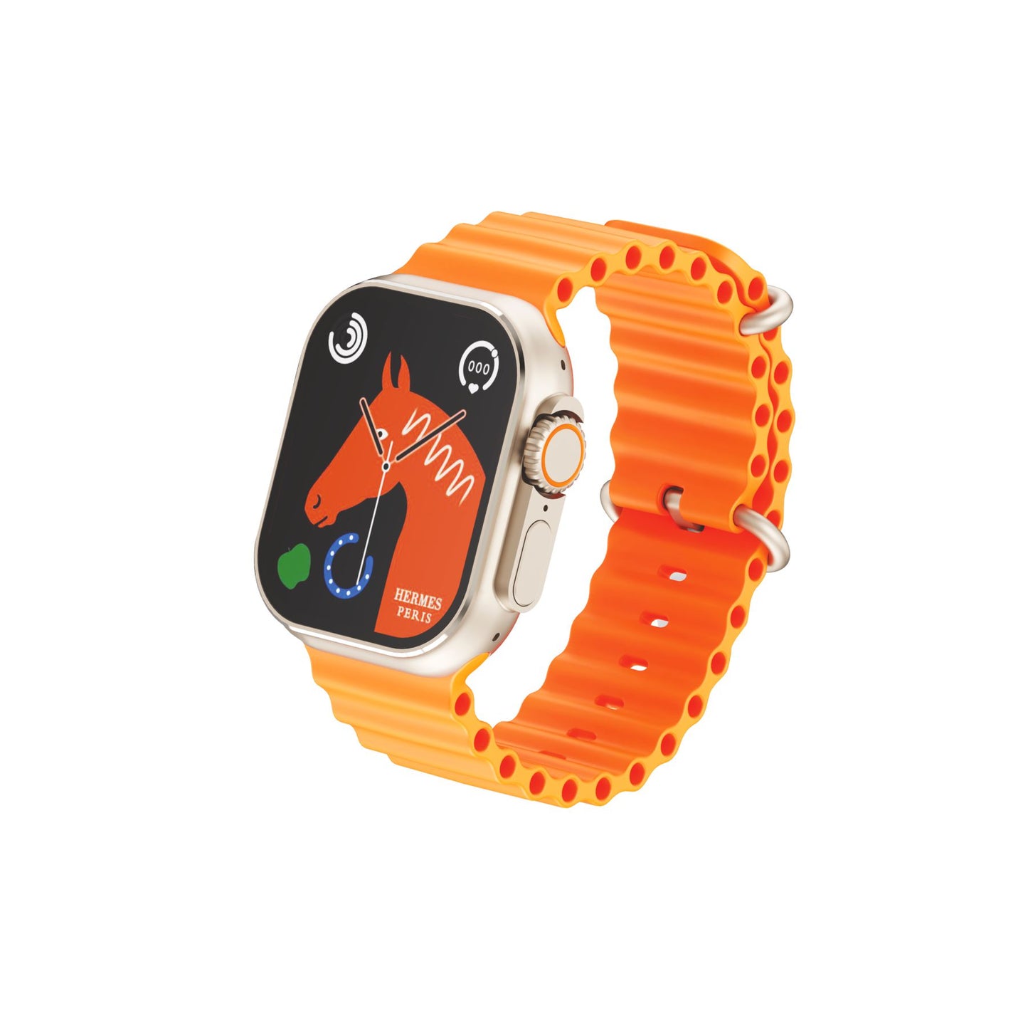 LYNE Lancer 2e Smart Watch 2.0 HD Screen, Bluetooth Calling, IP67 Water Resistance, Rotating Crown with Extra Silicone Belt