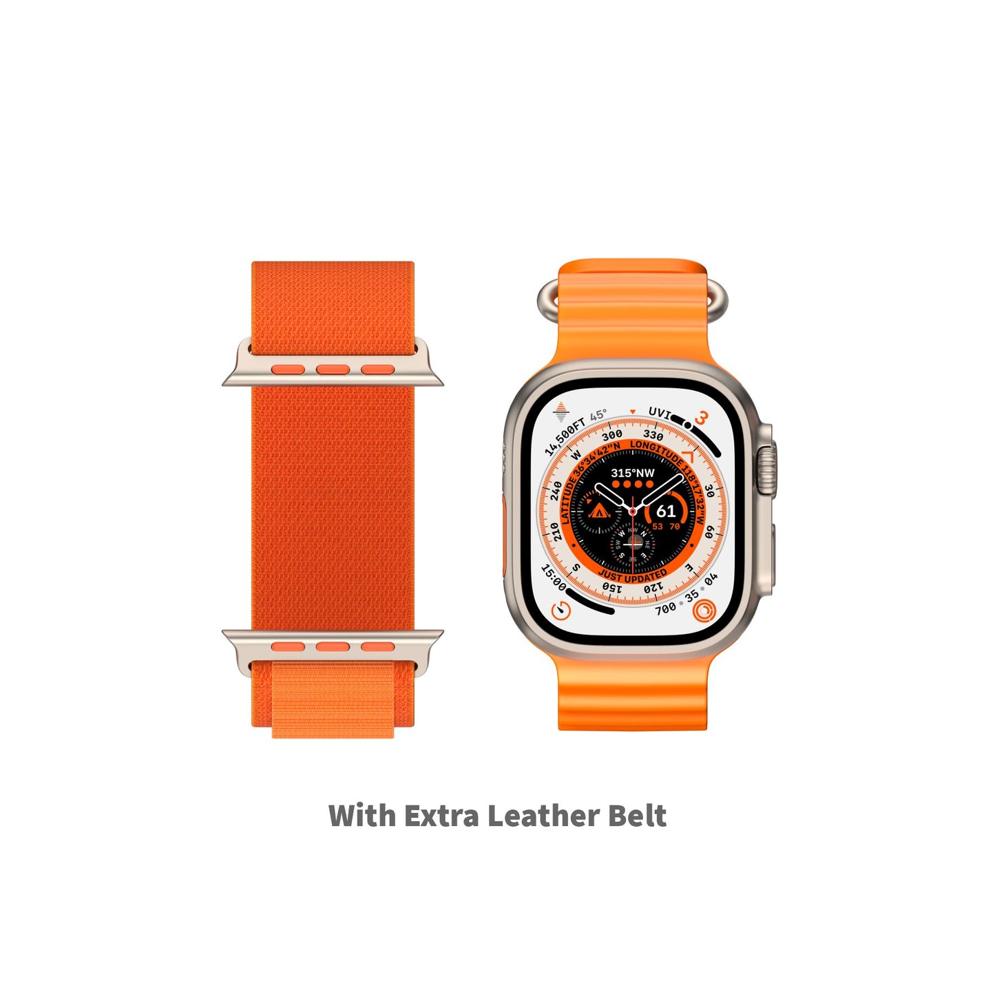 LYNE Lancer 2e Smart Watch 2.0 HD Screen, Bluetooth Calling, IP67 Water Resistance, Rotating Crown with Extra Silicone Belt