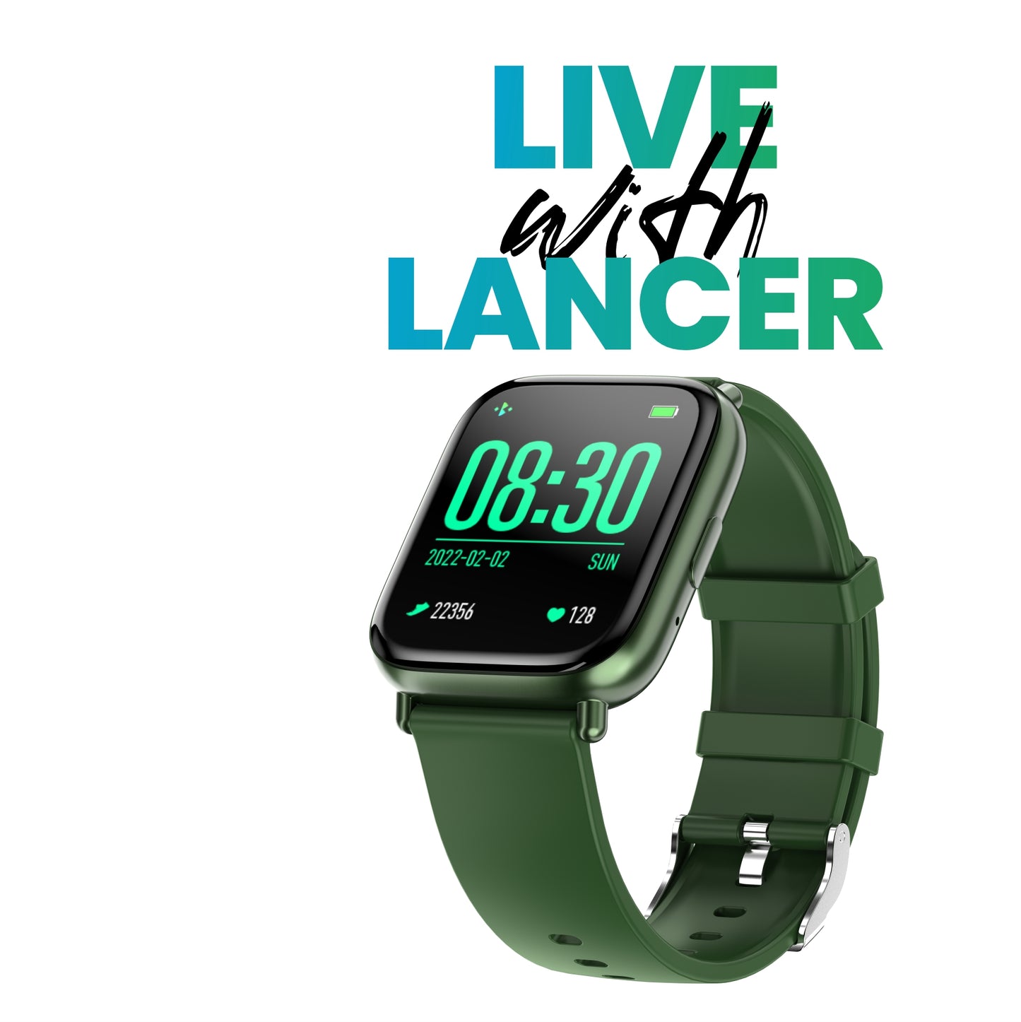 LYNE Lancer 5 Smart Watch 1.69" HD Screen, Bluetooth Calling & IP68 Water Resistance