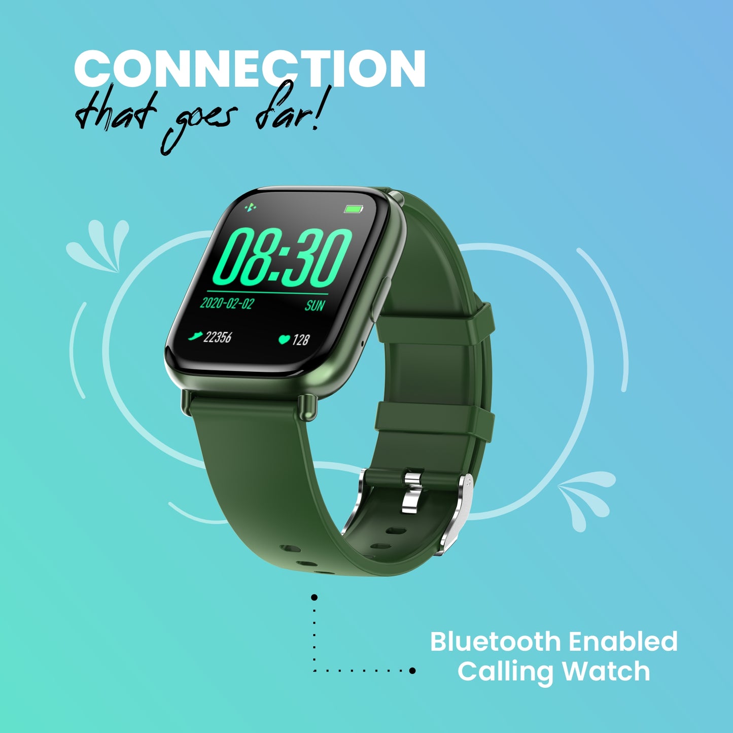 LYNE Lancer 5 Smart Watch 1.69" HD Screen, Bluetooth Calling & IP68 Water Resistance