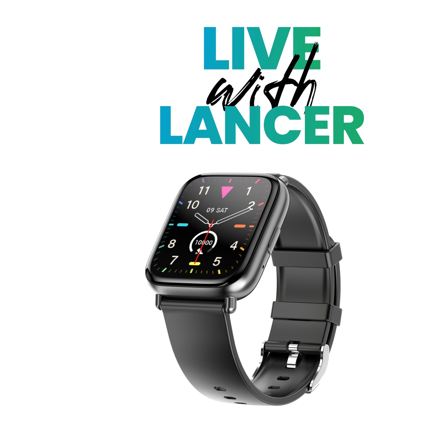 LYNE Lancer 5 Smart Watch 1.69" HD Screen, Bluetooth Calling & IP68 Water Resistance