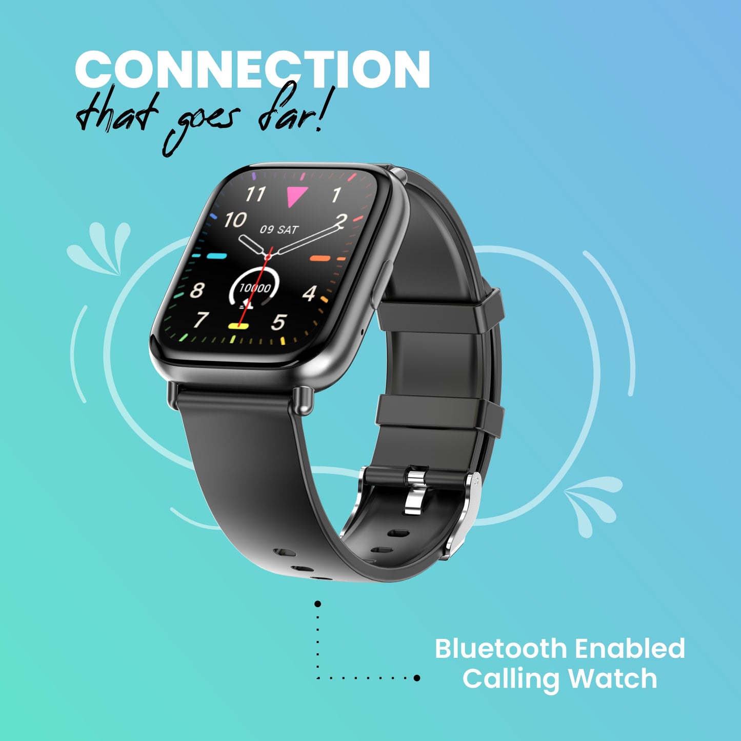 LYNE Lancer 5 Smart Watch 1.69" HD Screen, Bluetooth Calling & IP68 Water Resistance