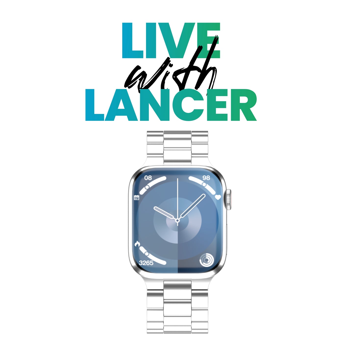 LYNE Lancer 16 Smart Watch 2.1" TFT Screen, Bluetooth Calling & IP65 Water Resistance