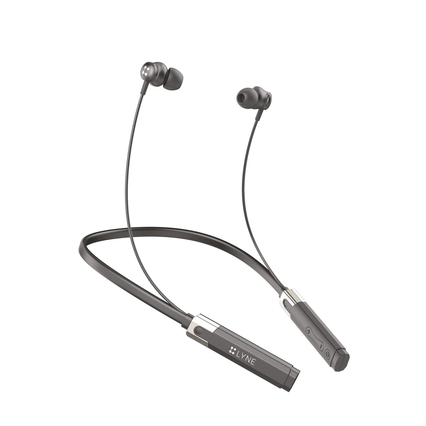 LYNE Rover 3 36 Hours Music Time Bluetooth Neckband with Dual Pairing Feature, Magnetic Earbuds & Mic