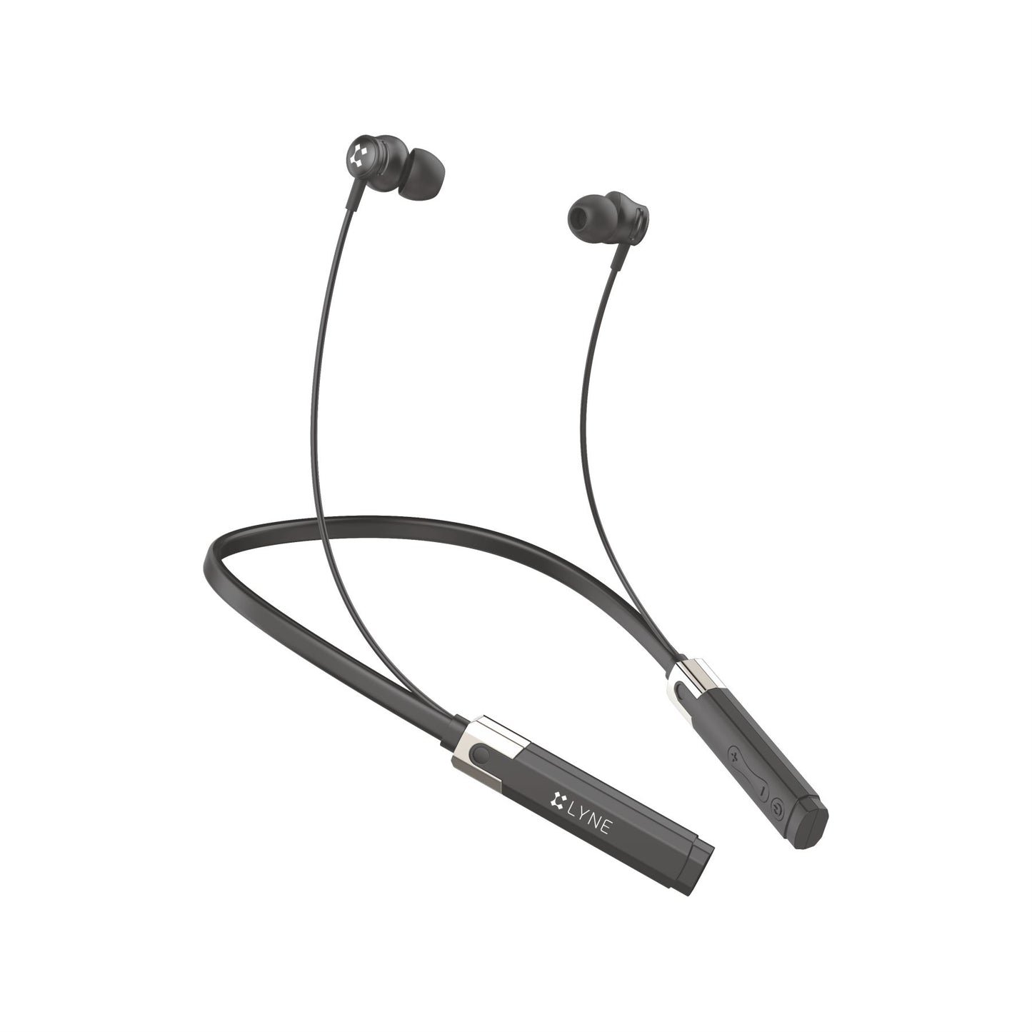 LYNE Rover 3 36 Hours Music Time Bluetooth Neckband with Dual Pairing Feature, Magnetic Earbuds & Mic