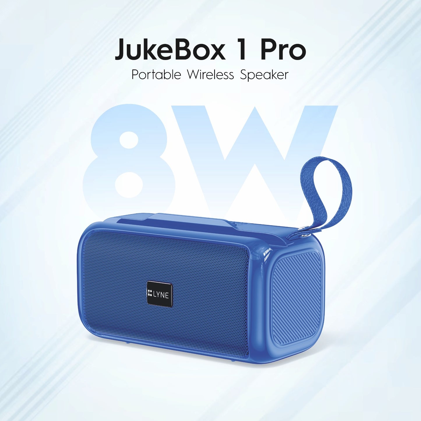 LYNE JukeBox 1 Pro 8W Output Wireless Speaker with 6 Hours Music Time