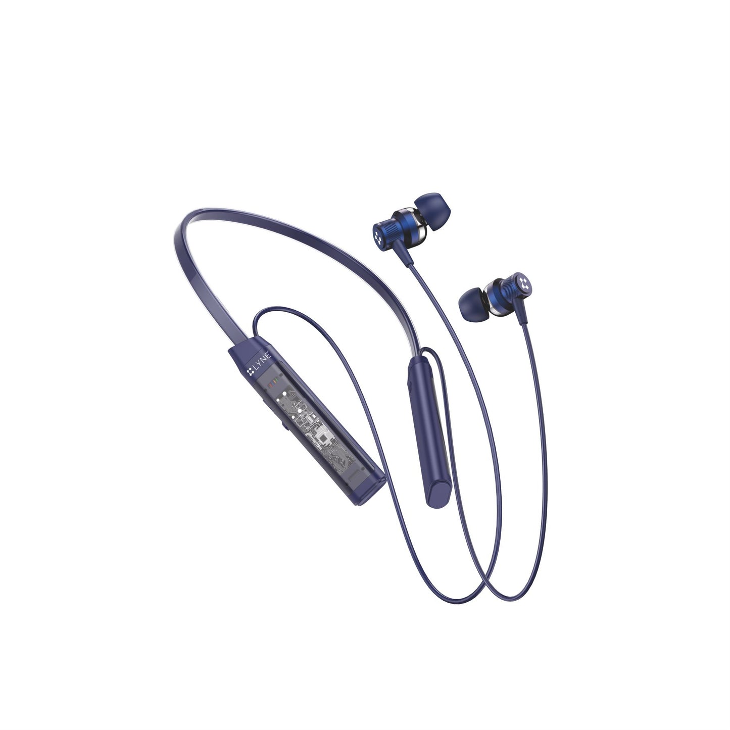 LYNE Rover 21 40 Hours Music Time Bluetooth Neckband with Strong Magnetic Earbuds & SFc Technology