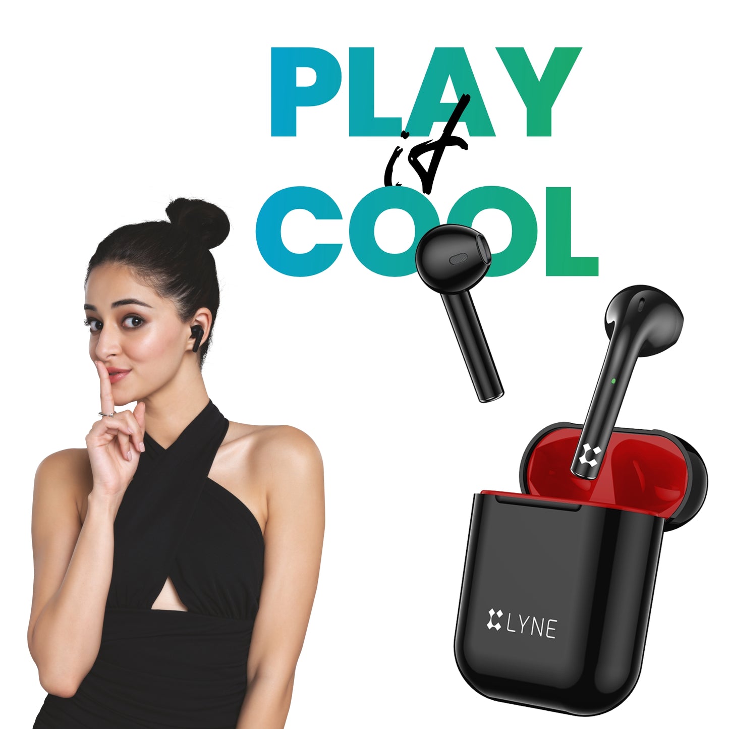 LYNE CoolPods 18 18 Hours Music Time True Wireless Earbuds with Quick Auto Pairing Feature