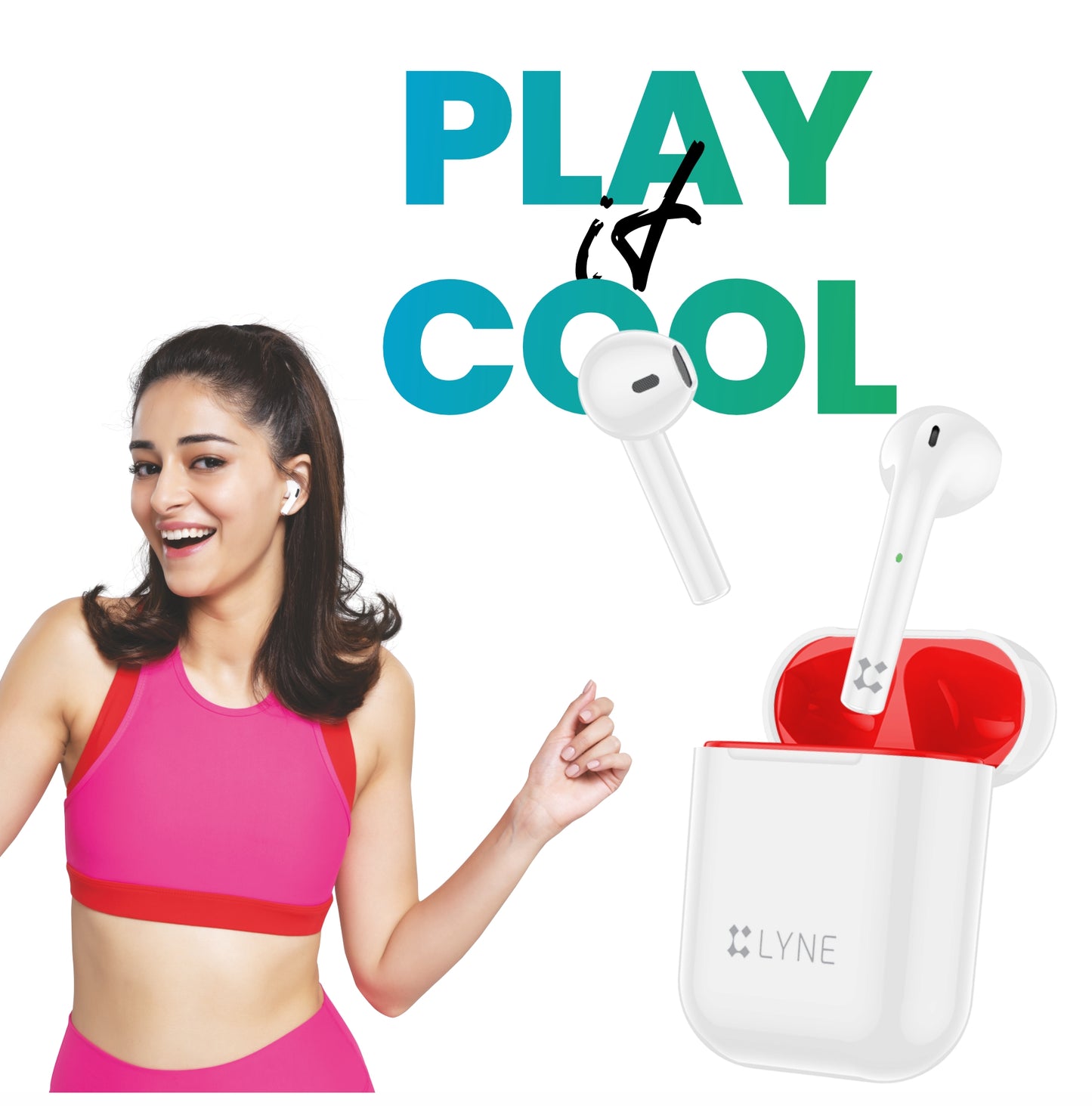 LYNE CoolPods 18 18 Hours Music Time True Wireless Earbuds with Quick Auto Pairing Feature