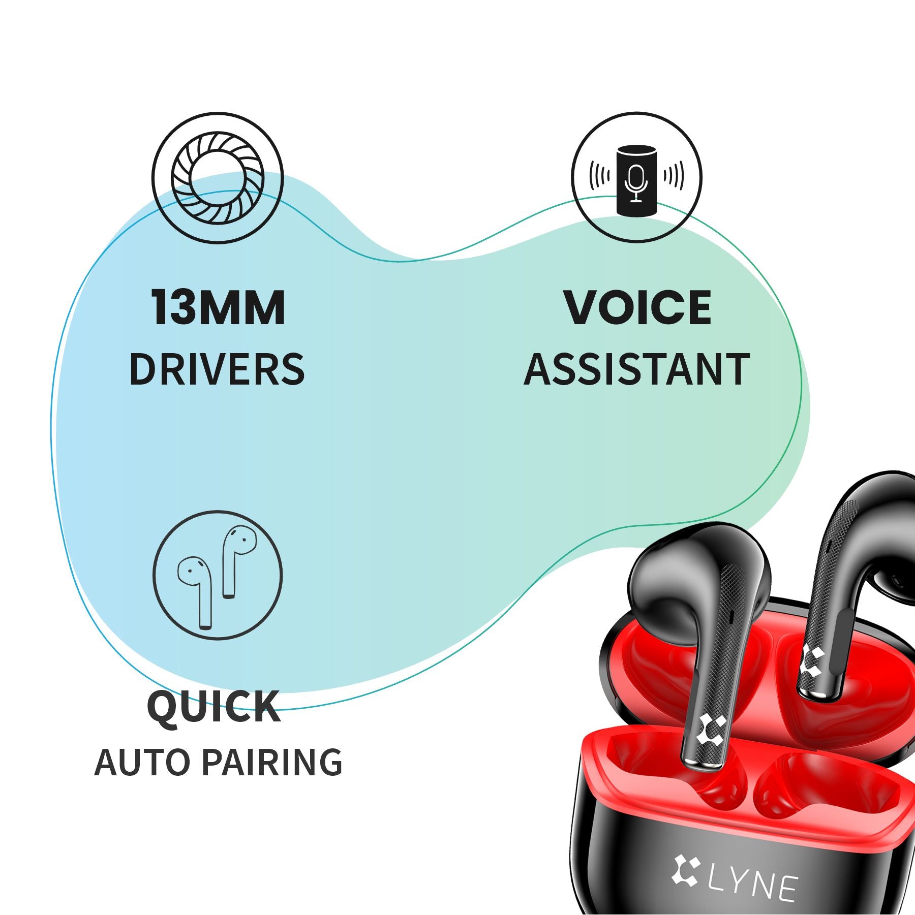 LYNE Coolpods 2 True Wireless Earbuds