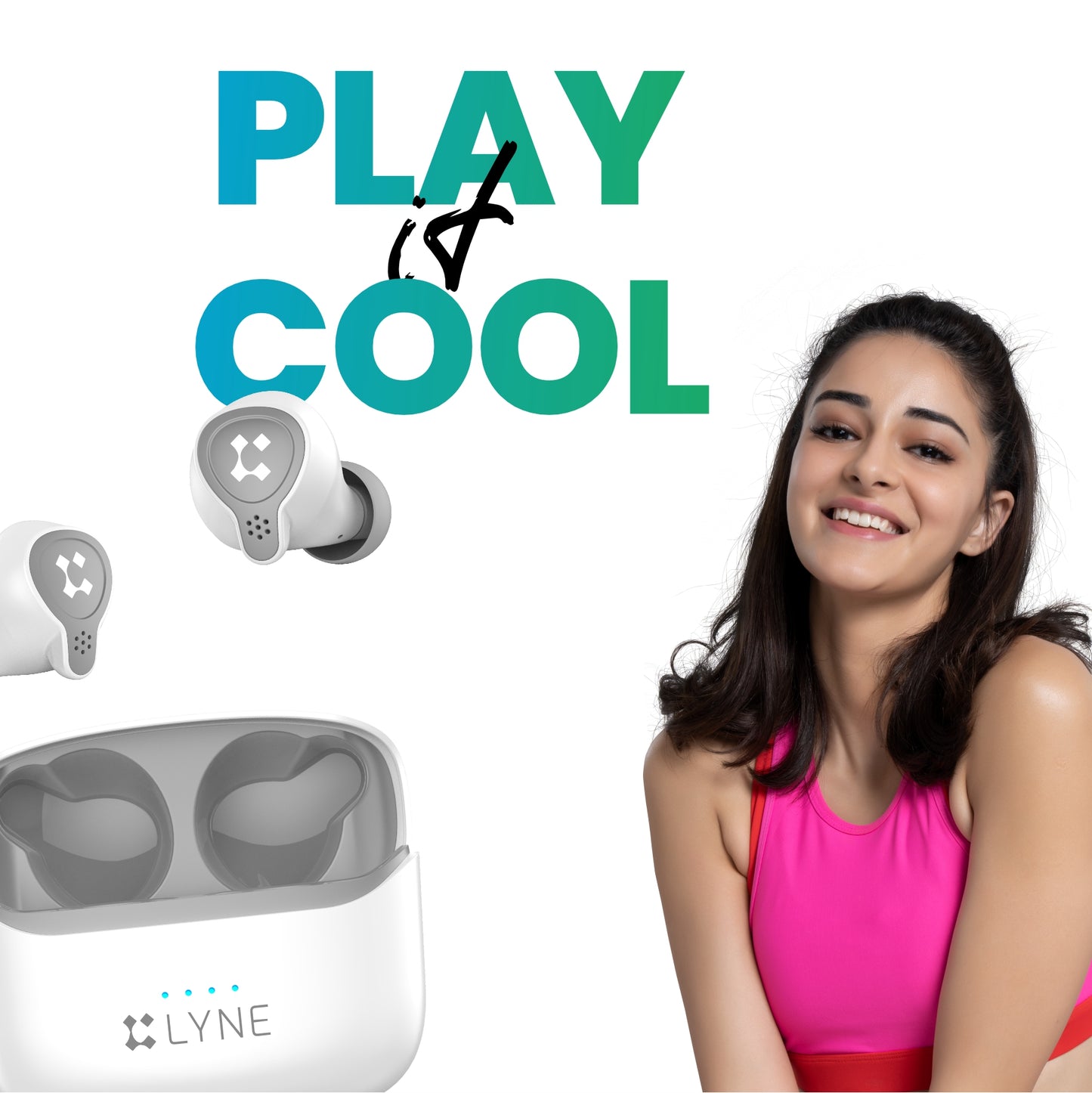 LYNE CoolPods 3 36 Hours Music Time True Wireless Earbuds with IPX4 Water Resistance