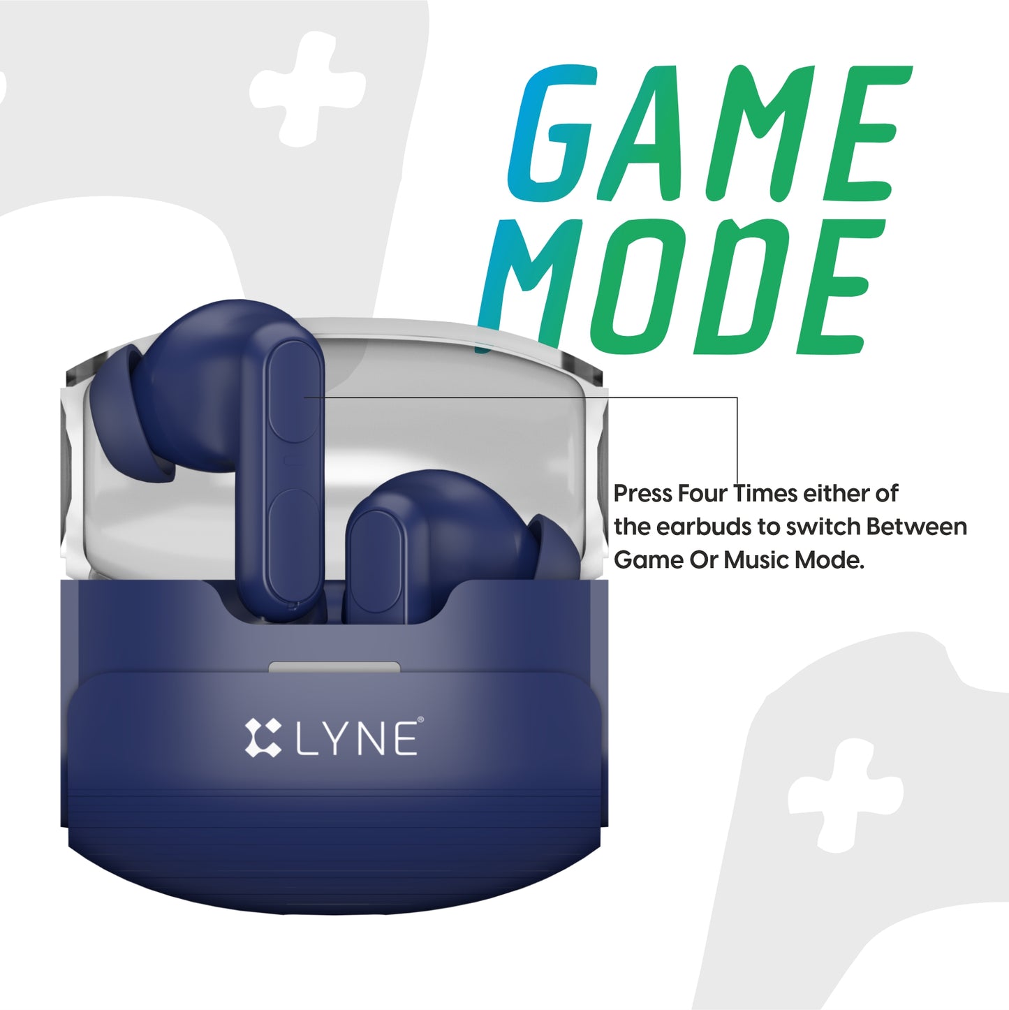LYNE CoolPods 31 30 Hours Music Time True Wireless Earbuds