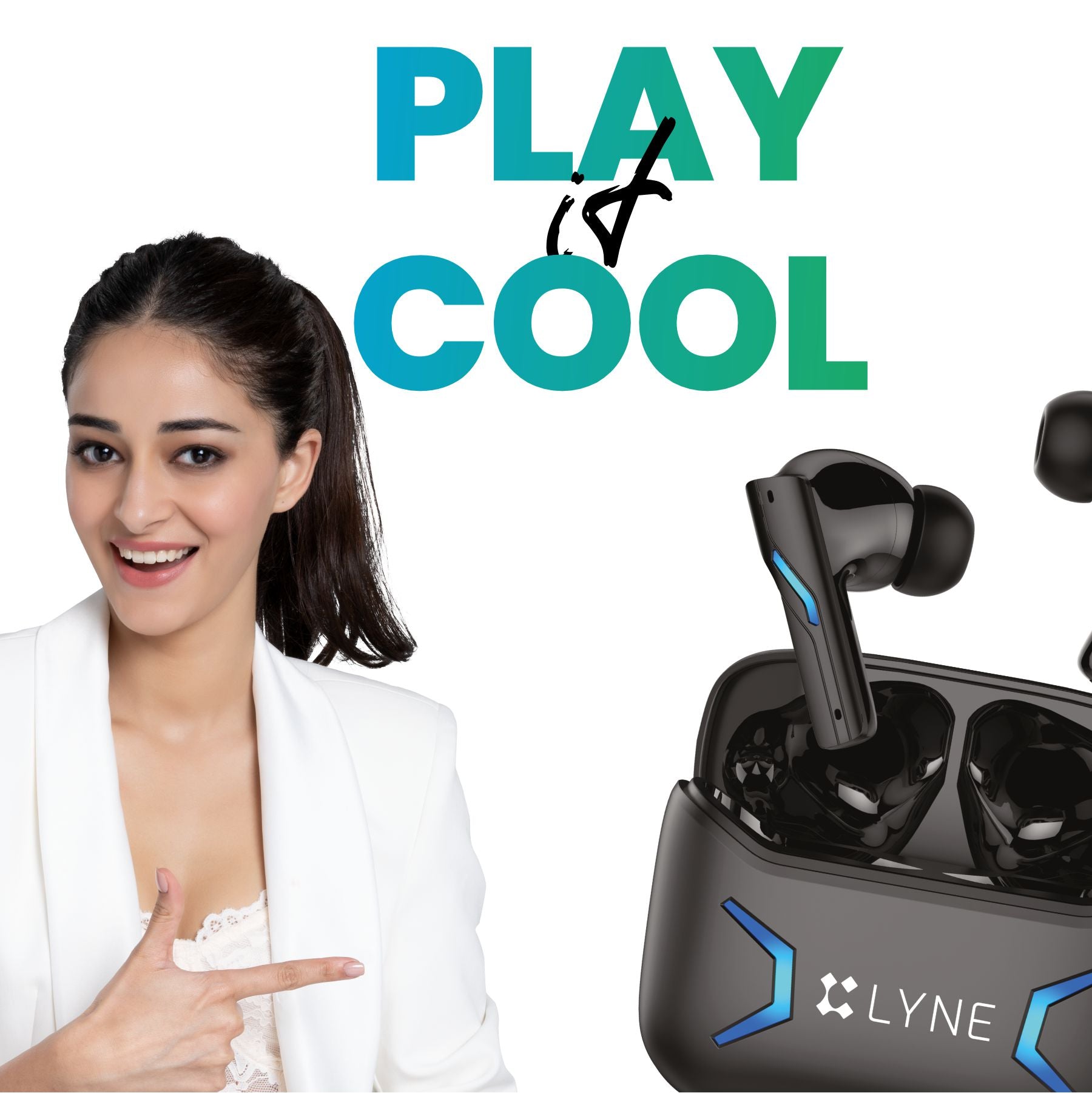Lyne Coolpods 4 Wireless Earbbuds With 24 Hours Music Time