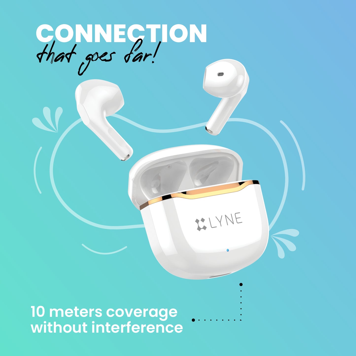 LYNE CoolPods 7 24 Hours Music Time True Wireless Earbuds