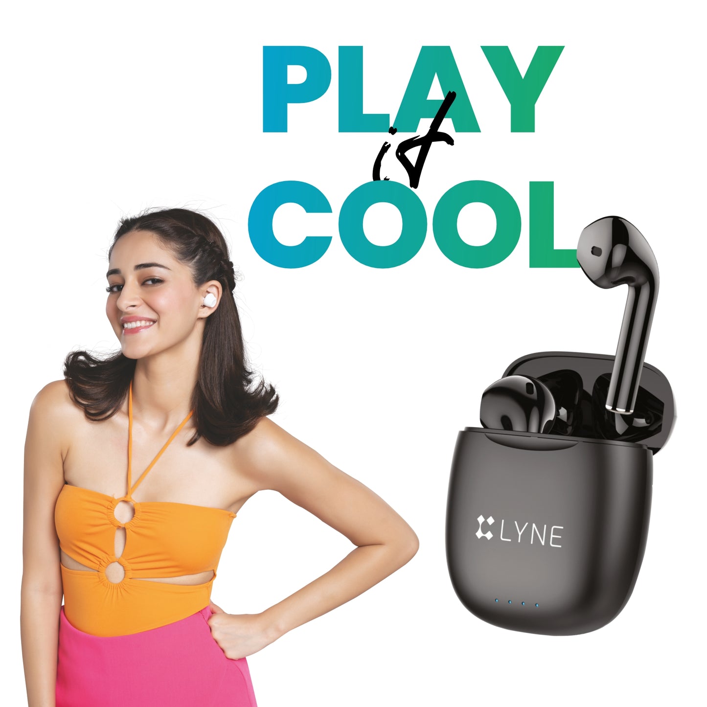 LYNE CoolPods 9 25 Hours Music Time True Wireless Earbuds with Touch Control