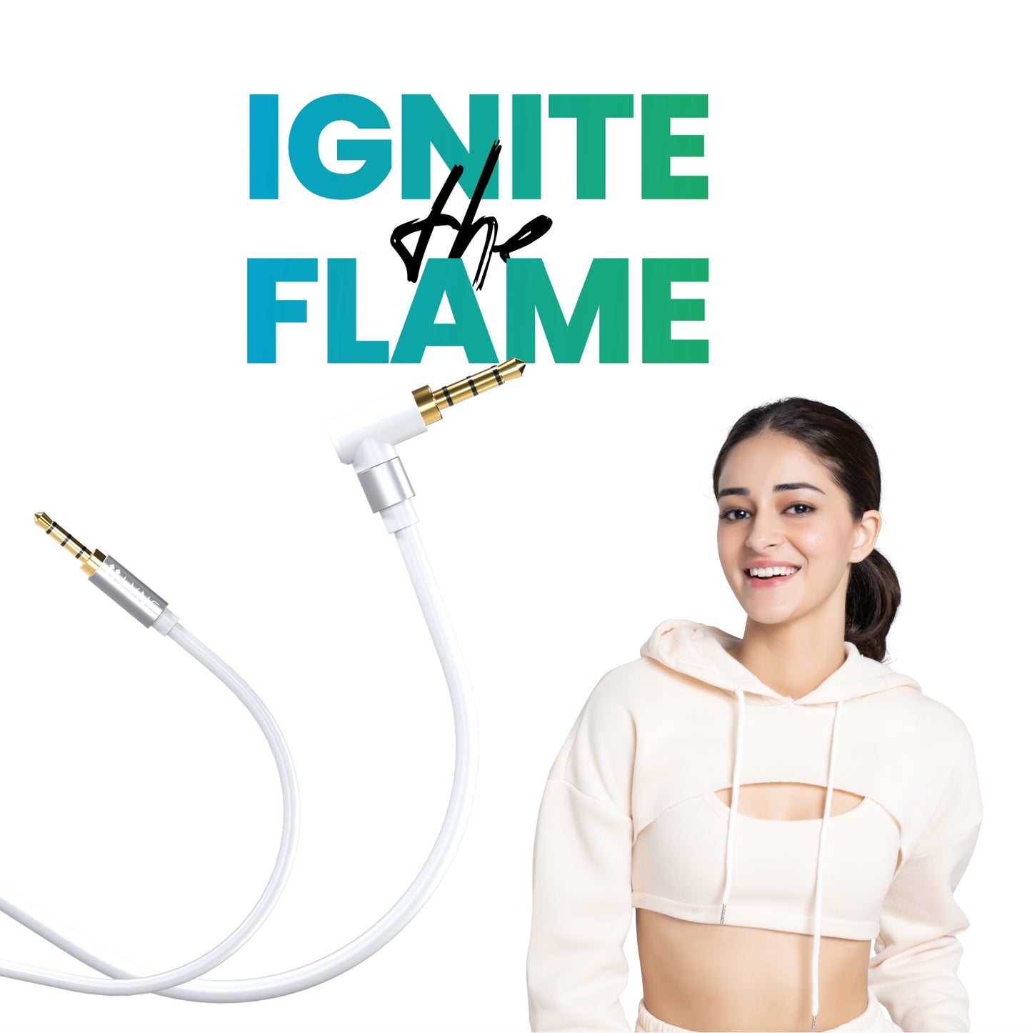 LYNE by U&I Flame 9  3.5mm Jack, Two Way Mutual, 1 Mtr. Length