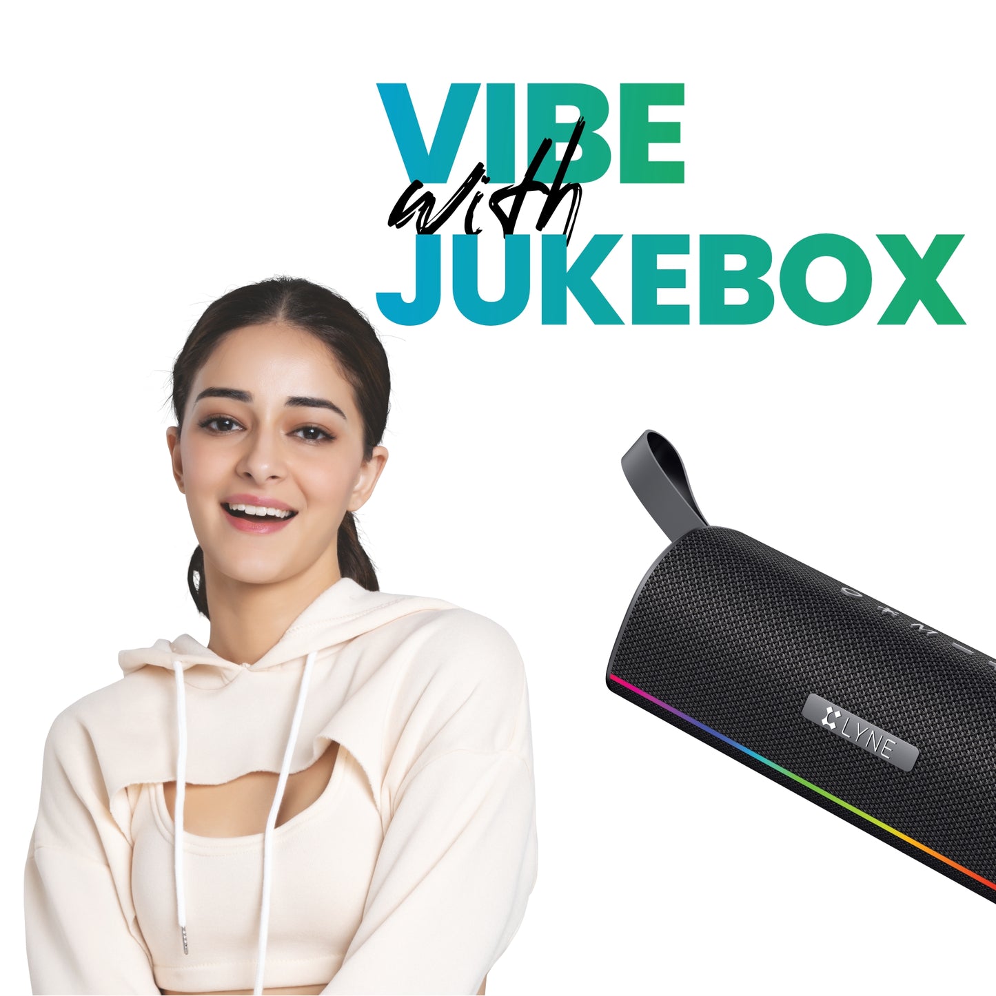 LYNE JukeBox 9 14W  Bluetooth Speaker with 10 Hours Music Time, IPX5 Water Resistance & TWS Function