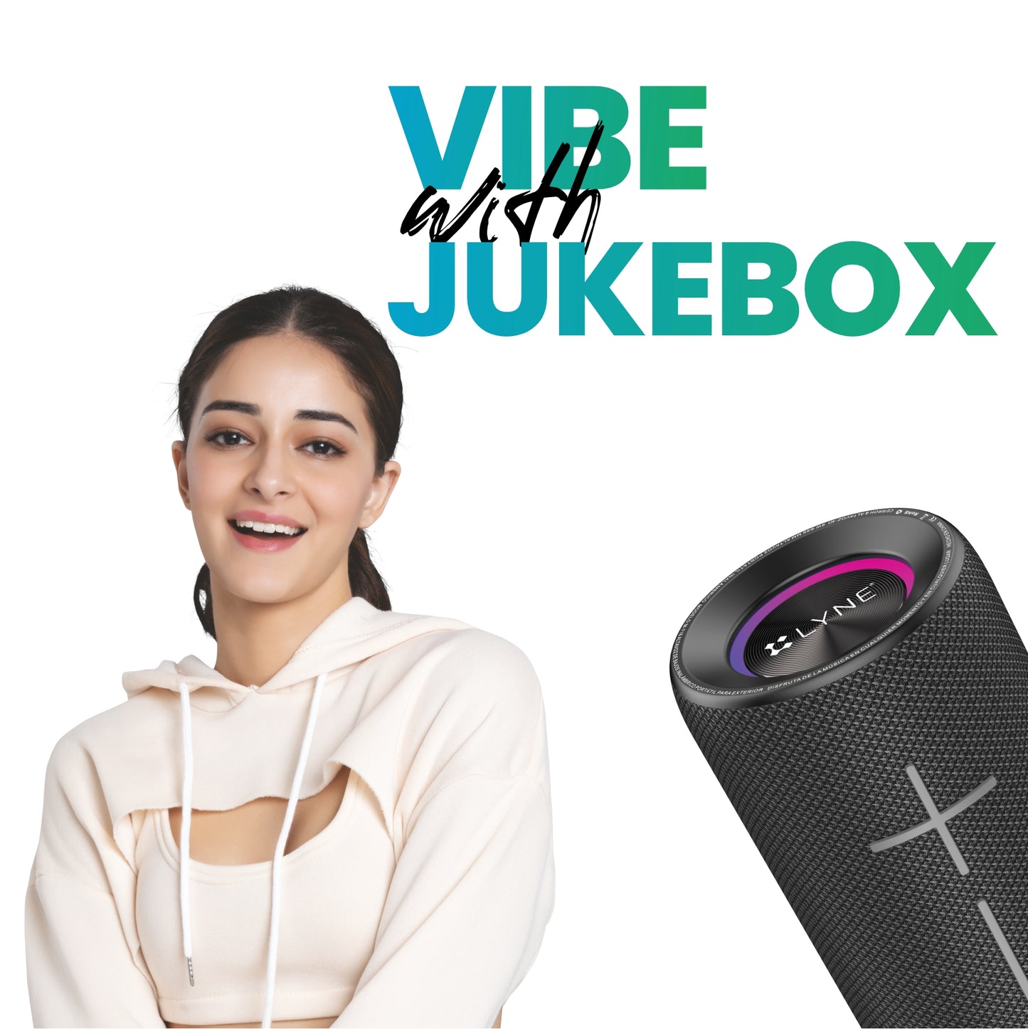 LYNE JukeBox 10 8W Output Wireless Speaker with 5 Hours Music Time