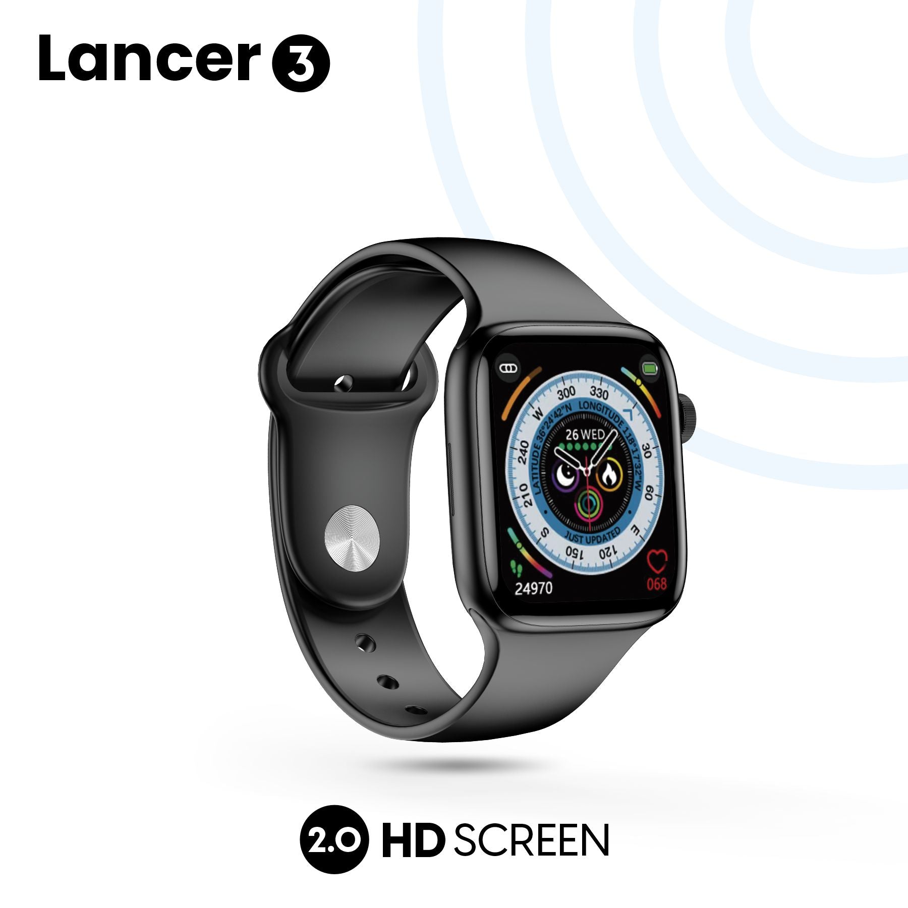 LYNE Lancer 3 Smart Watch 2.0″ IPS Screen