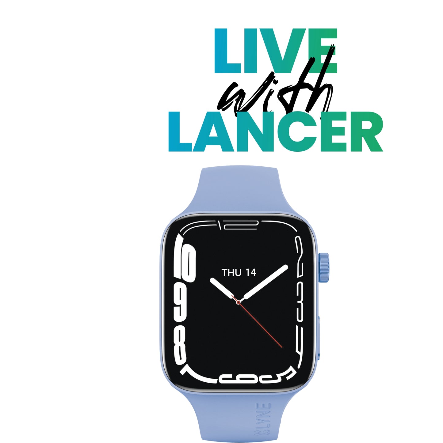 LYNE Lancer 4 Smart Watch 1.75" HD Screen, Bluetooth Calling & IP67 Water Resistance