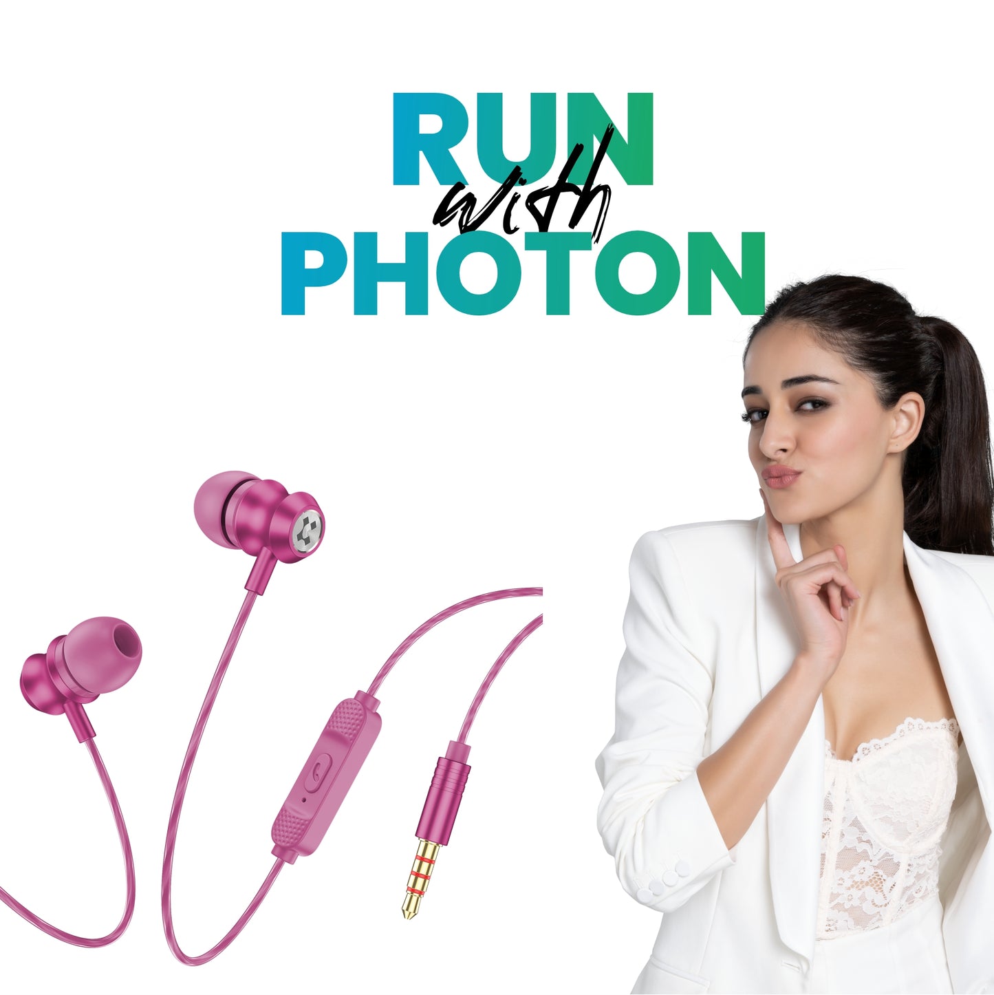 LYNE Photon 4 Wired Earphone with 3.5mm Audio Jack & Metal Housing