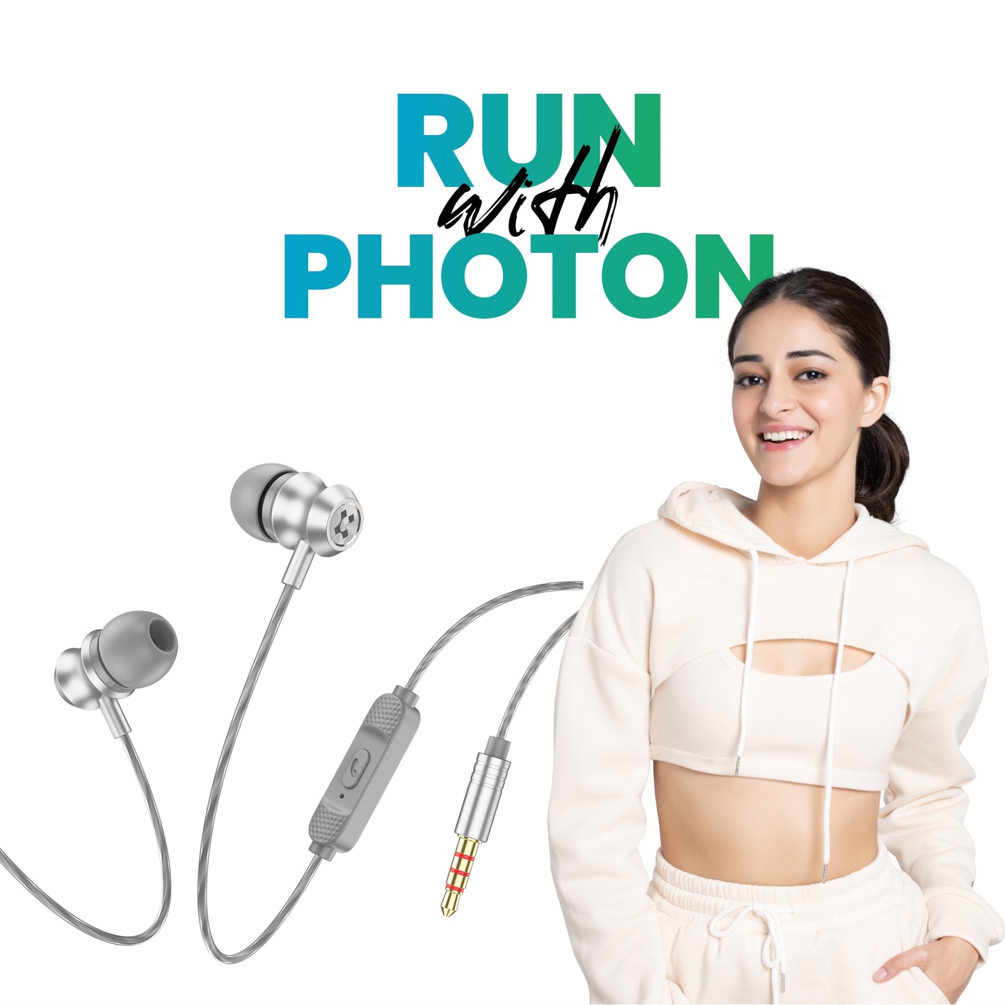 LYNE Photon 4 Wired Earphone with 3.5mm Audio Jack & Metal Housing