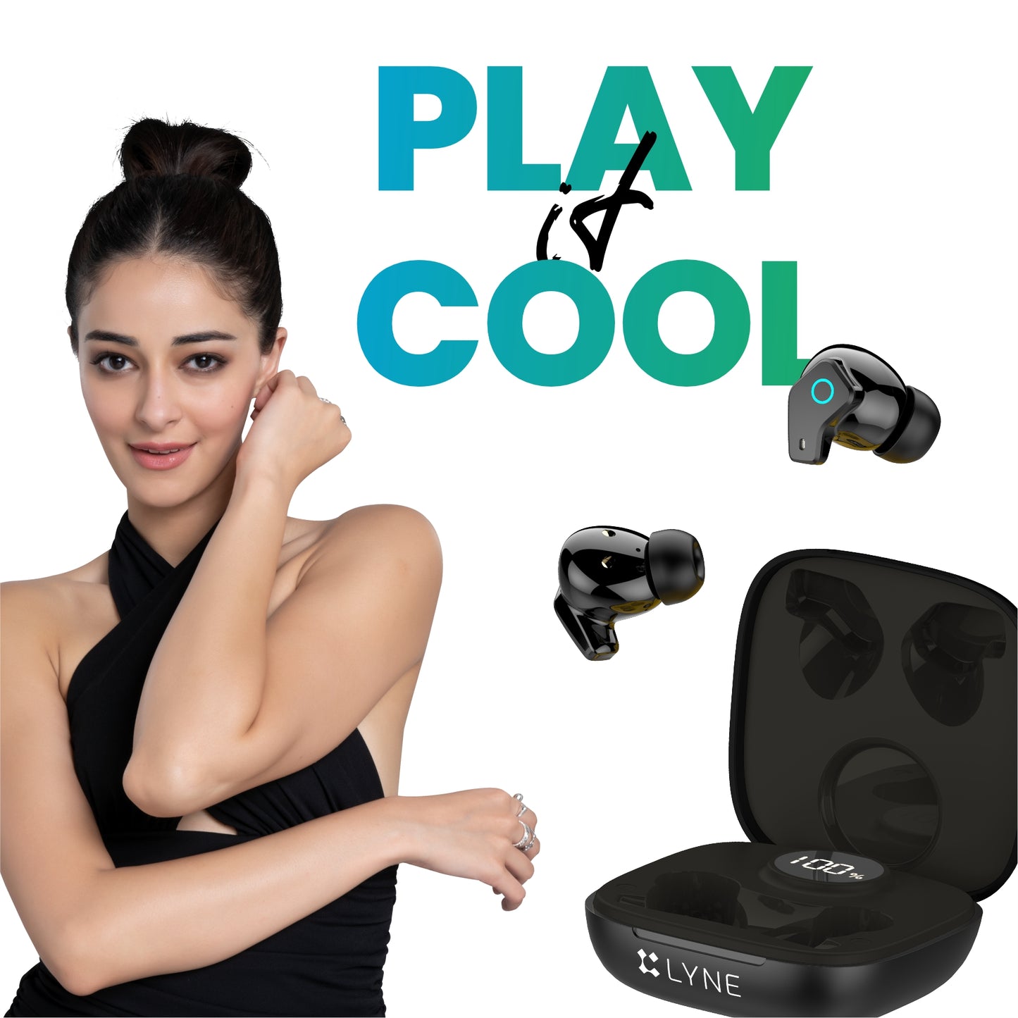 LYNE CoolPods 11 40 Hours Music Time True Wireless Earbuds with IPX4 Water Resistance