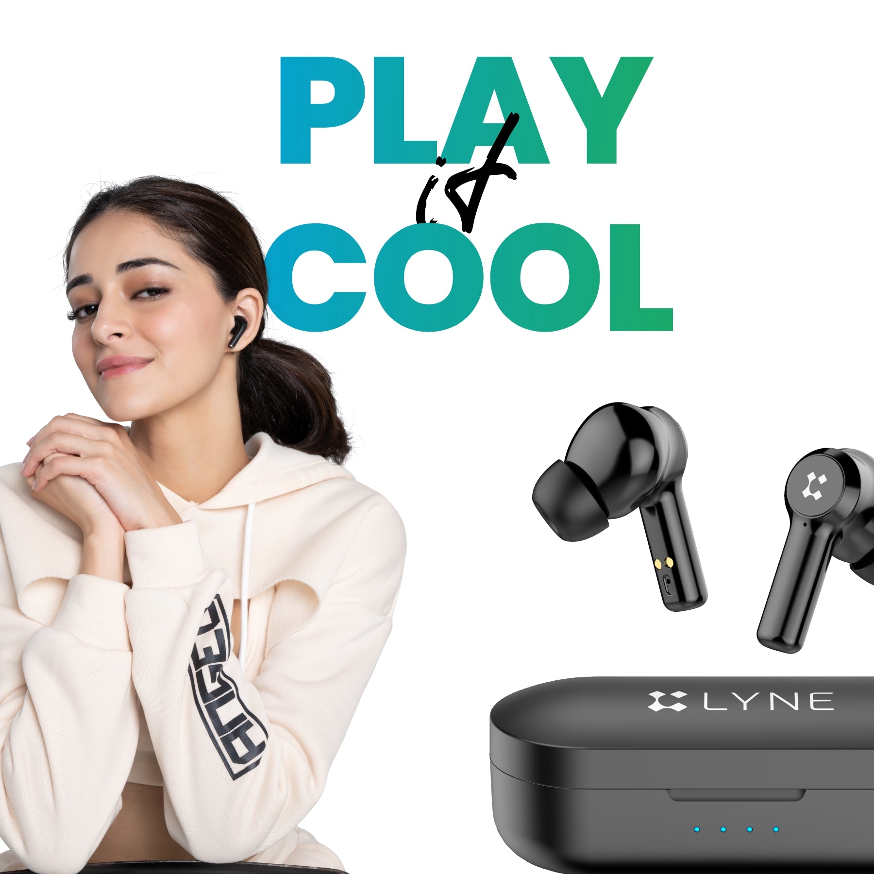 LYNE CoolPods 1 24 Hours Music Time True Wireless Earbuds