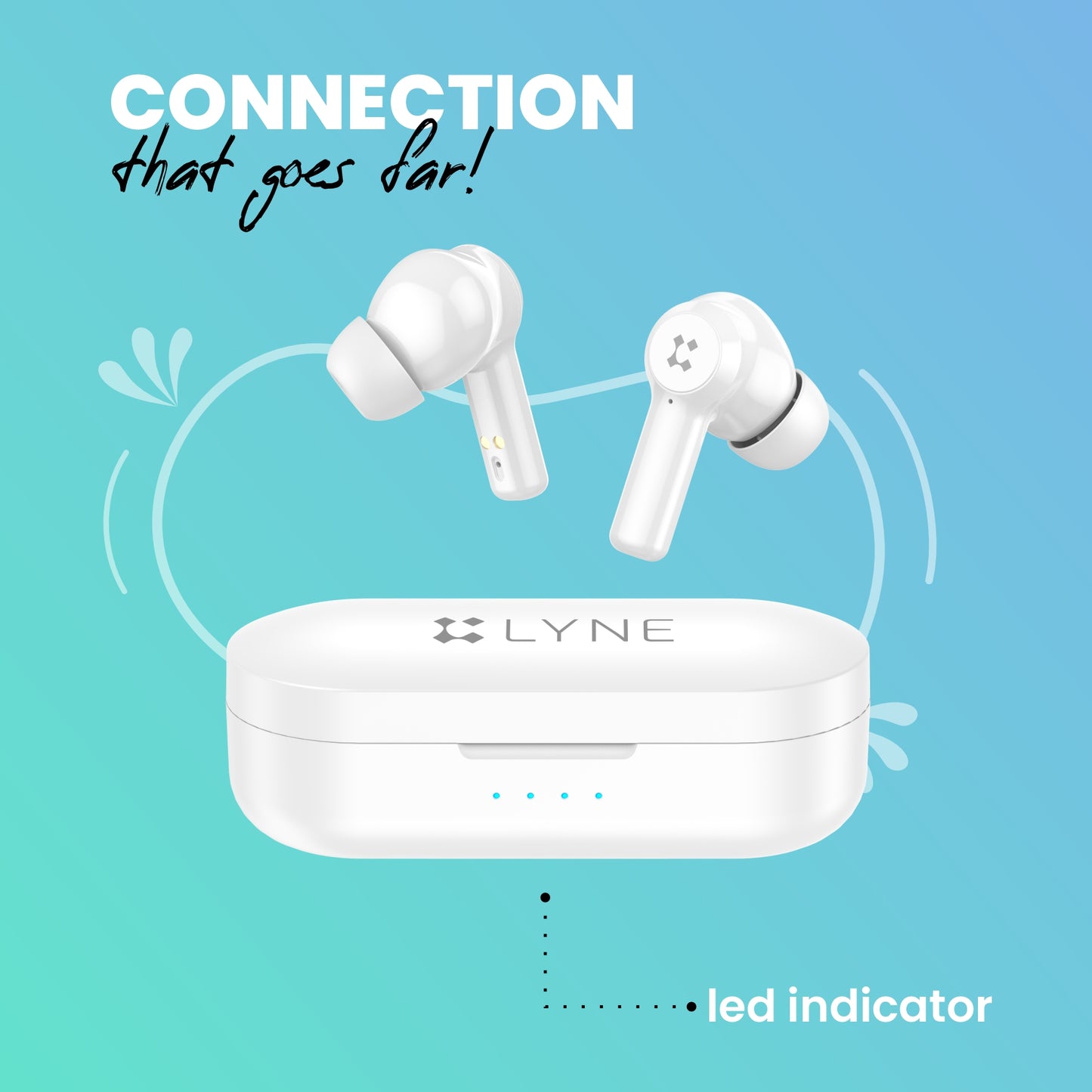 LYNE CoolPods 1 24 Hours Music Time True Wireless Earbuds